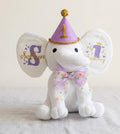 Personalized 'My First Birthday' Elephant Plush
