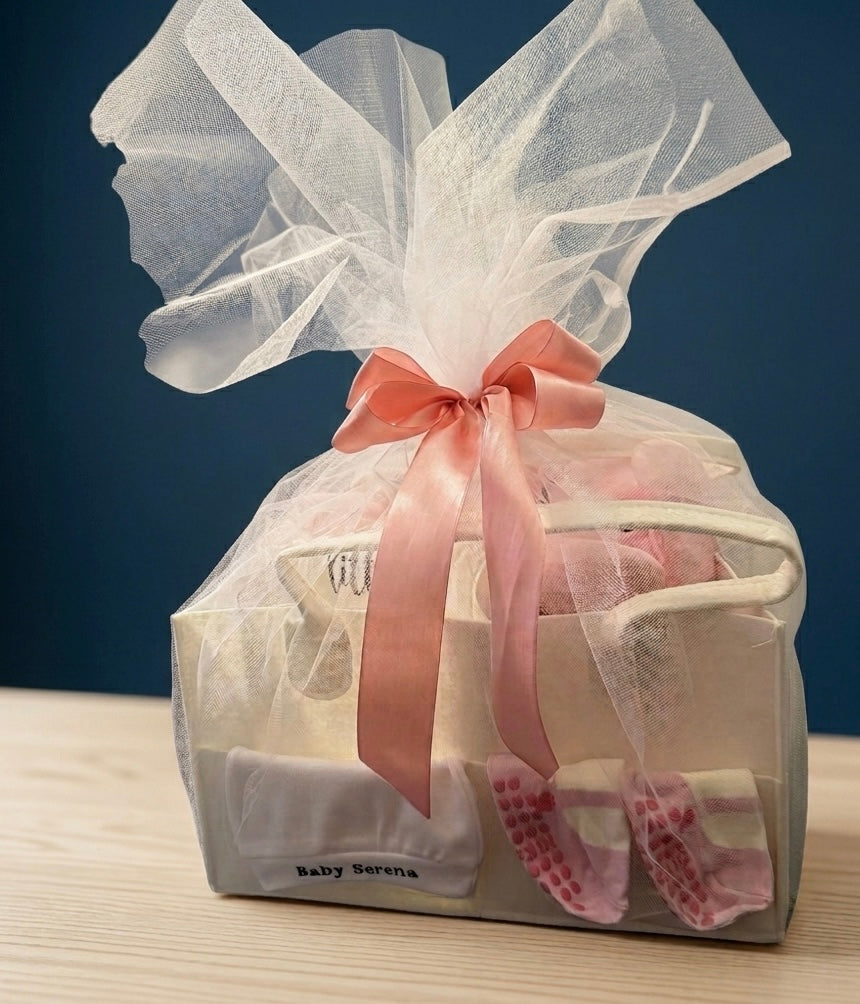 The Grand Welcome Set: Ultimate Personalized Luxury Baby Gift Basket