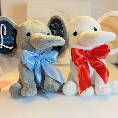 Personalized Birth Stats Elephant