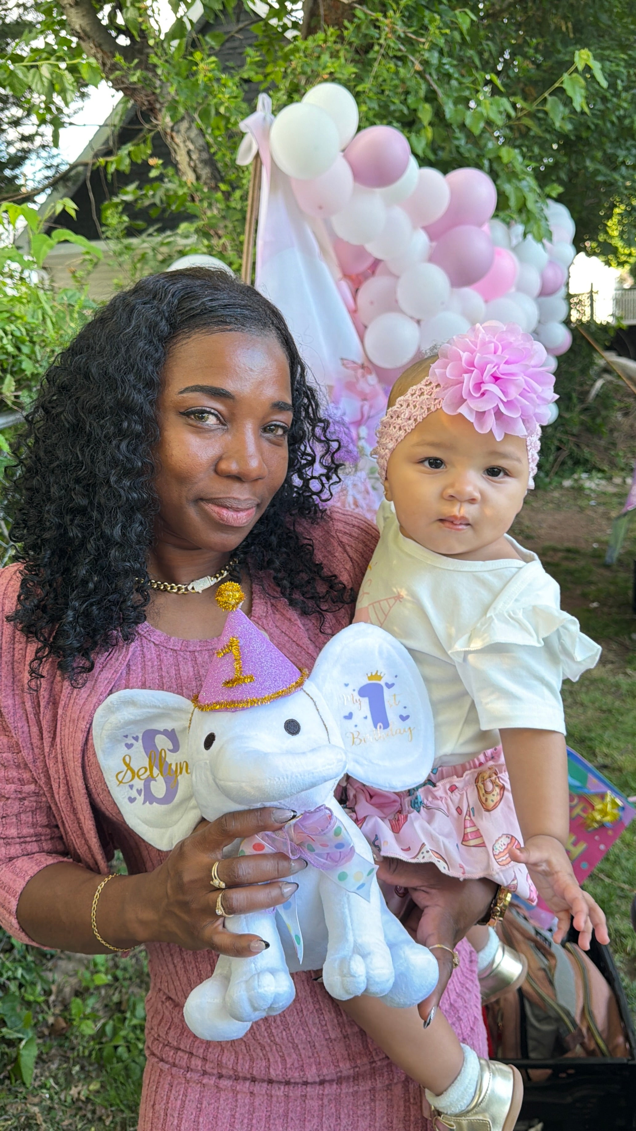 Personalized 'My First Birthday' Elephant Plush